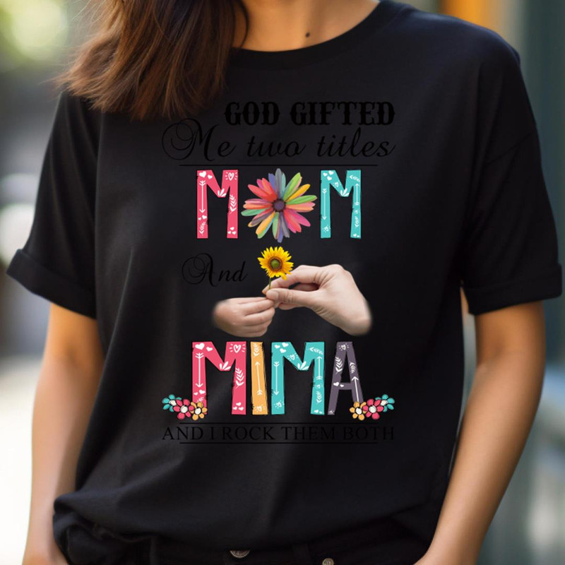 God Gifted Me Two - Grateful New Mother PNG, New Mother PNG.jpg