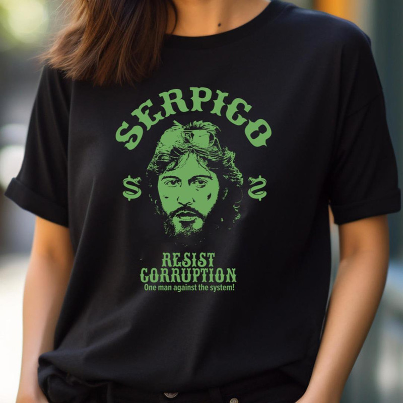Serpico A Badge - Al Pacino Carnage PNG, al pacino PNG.jpg