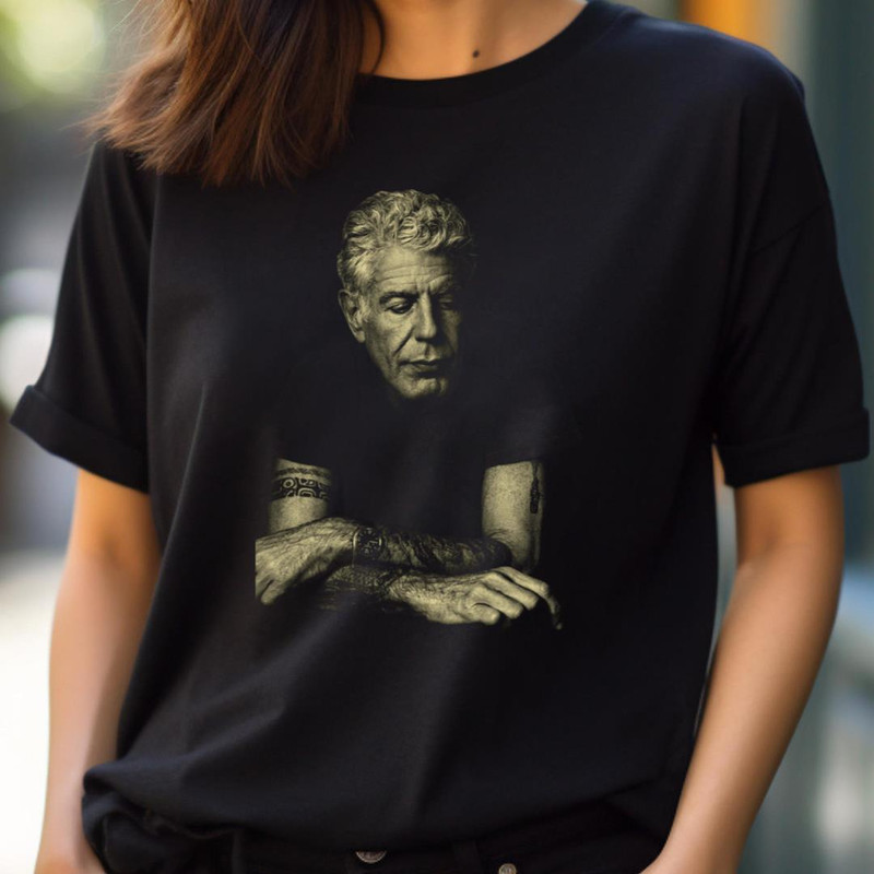 Graphic Anthony Portrait Bourdain - Anthony Bourdain Admirers PNG, Anthony Bourdain PNG.jpg