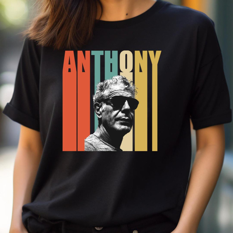 Retro Color Anthony Bourdain - Anthony Bourdain’S Adventures PNG, Anthony Bourdain PNG.jpg