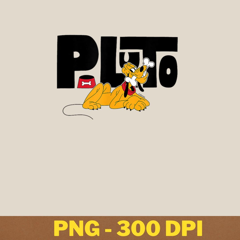 Disney's Pluto Canine Capers and Laughs PNG, Disney Pluto PNG, Disney Pluto Digital Png Files.jpg