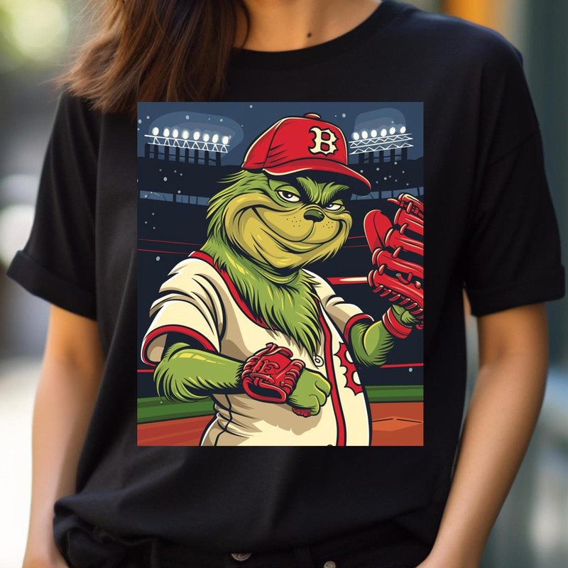 Showdown The Grinch Vs Boston'S Icon PNG, The Grinch Vs Boston Red Sox logo PNG, Grinch Digital Png Files.jpg