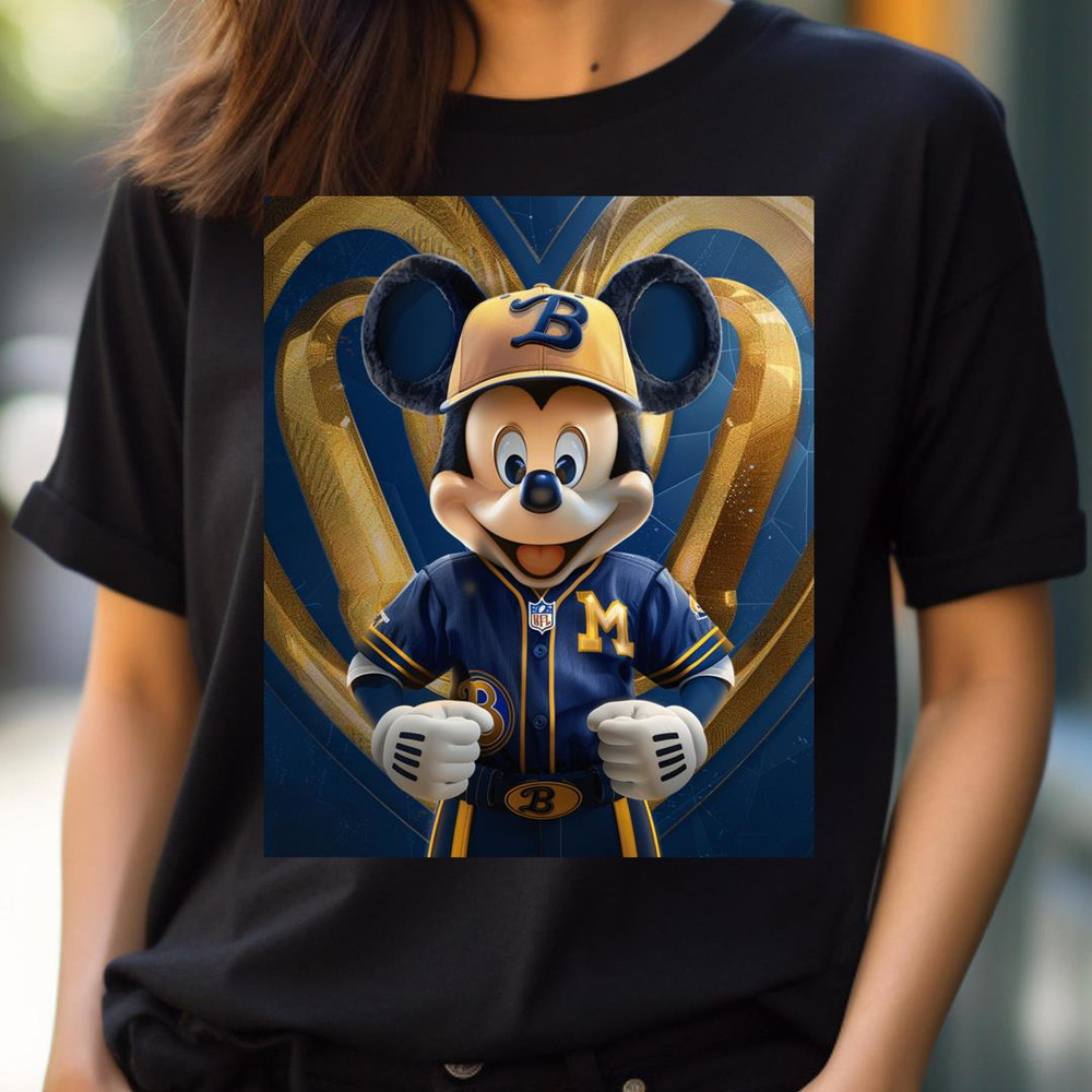 Morty’S Dimensional Dingers Rick And Morty Vs Marlins Logo PNG, Micky Mouse Vs Milwaukee Brewers logo PNG, Micky Mouse Digital Png Files.jpg