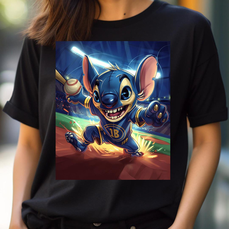 Stitch And Milwaukee Brewers Logo Faceoff PNG, Stitch Vs Milwaukee Brewers logo PNG, Stitch Digital Png Files.jpg