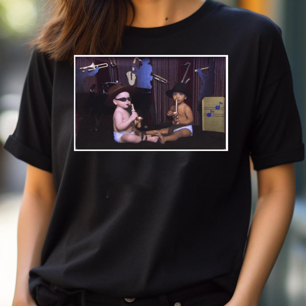 Office Angela Baby Saxophone - The Office Feast PNG, The Office PNG.jpg