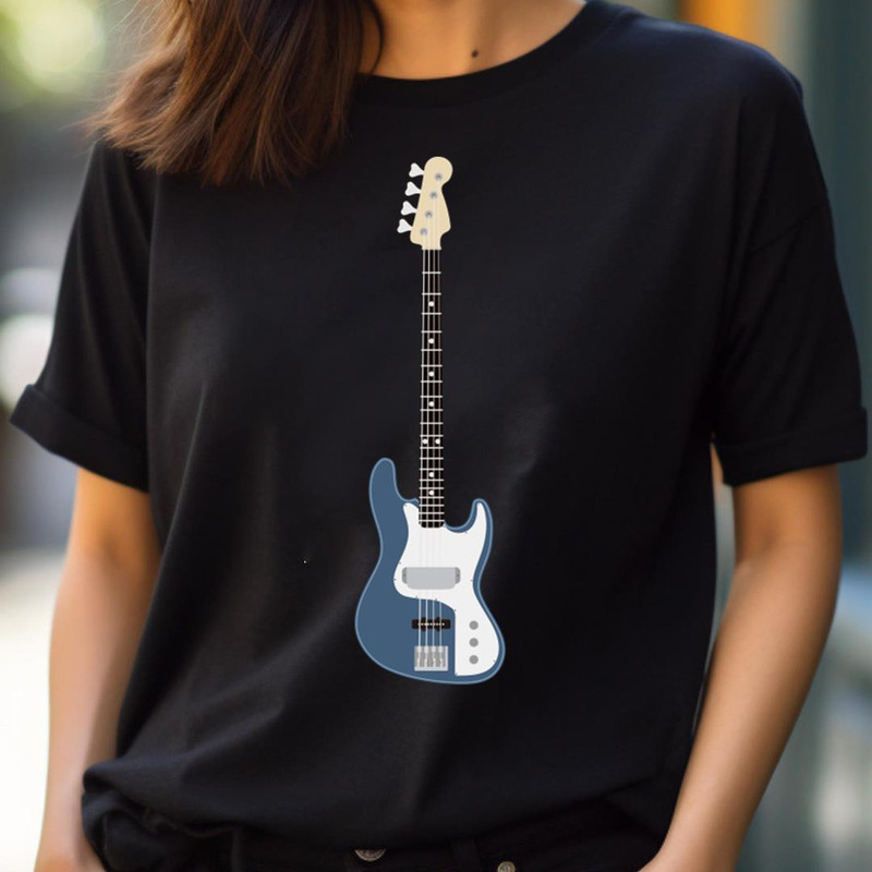 Blue Bass Guitar - Electric Musical Equipment PNG, Musical Equipment PNG.jpg