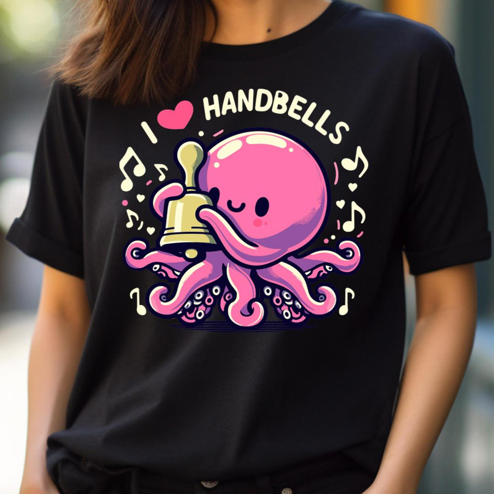 Octopus Loves Handbells - Musical Equipment Upkeep PNG, Musical Equipment PNG.jpg