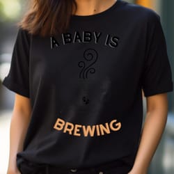 a baby is brewing - joyous pregnancy announcement png, pregnancy announcement png