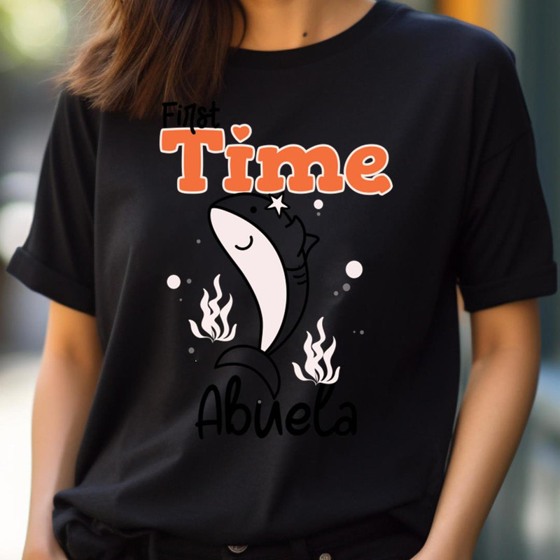 First Time Abuela - Surprised Pregnancy Announcement PNG, Pregnancy Announcement PNG.jpg