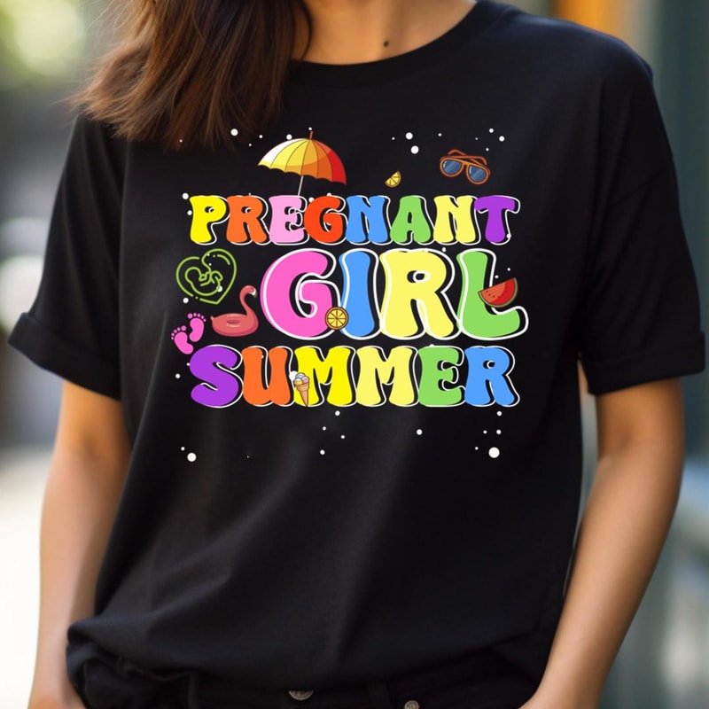 Pregnant Girl Summer Beach - Starlit Pregnancy Announcement PNG, Pregnancy Announcement PNG.jpg