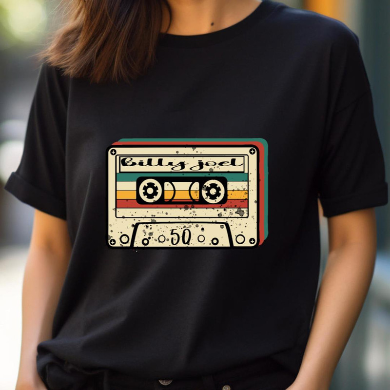 Retro Cassette Style Billy - Billy Joel Impacts PNG, Billy Joel PNG.jpg