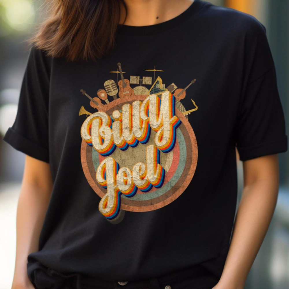 Tour Music Designs Vintage - Billy Joel Icon PNG, Billy Joel PNG.jpg