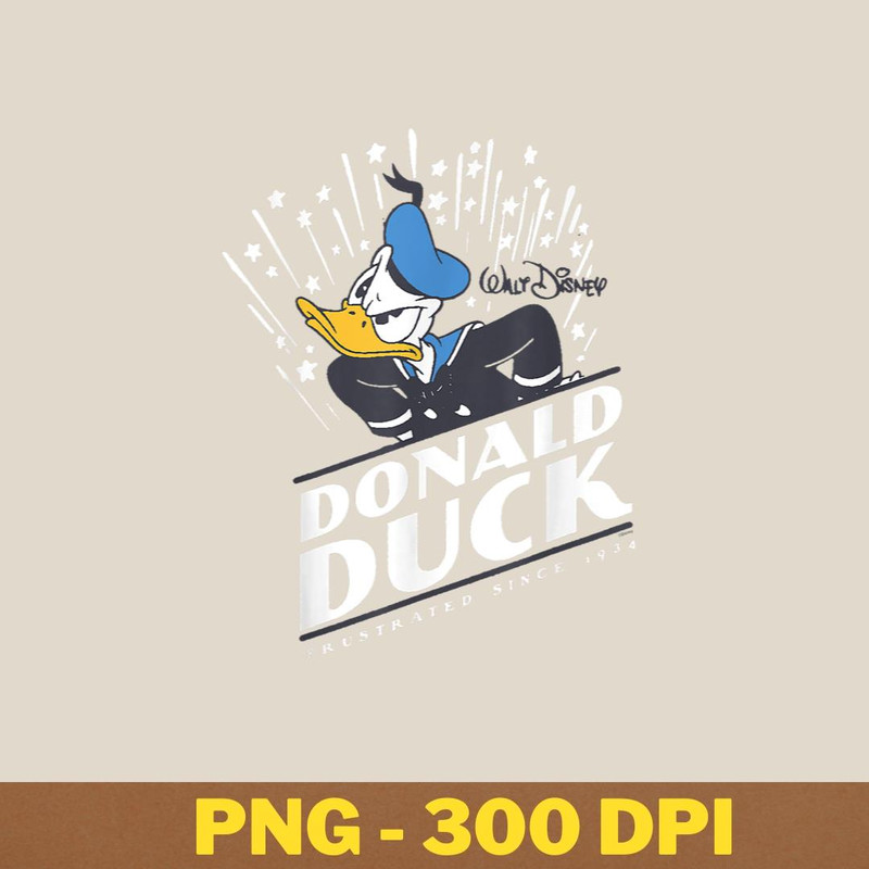Iconic Quack Celebrating Donald Duck PNG, Donald Duck PNG, Donald Duck Digital Png Files.jpg