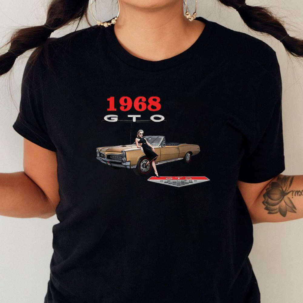 Vintage Cars, Classic Cars, 1960'S, 1968 Gto, Muscle Cars PNG, Mcqueen PNG, Lightning Mcqueen Digital Png Files_T-Shirt_File PNG.jpg