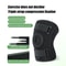 Plus Size Open Back Knee Brace with Side Stabilizers and Patella Support for Meniscus Tear Relief