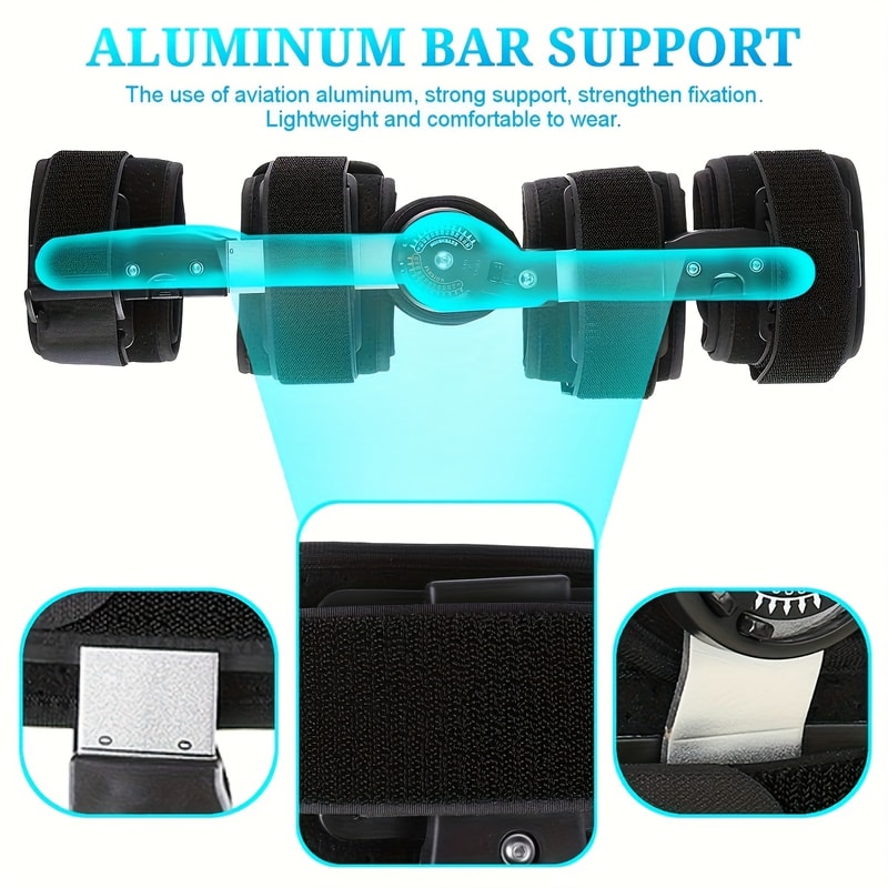 Adjustable Hinged Knee Brace With Button SpongeLined For Comfort Stabilizer For Injury Recovery 4