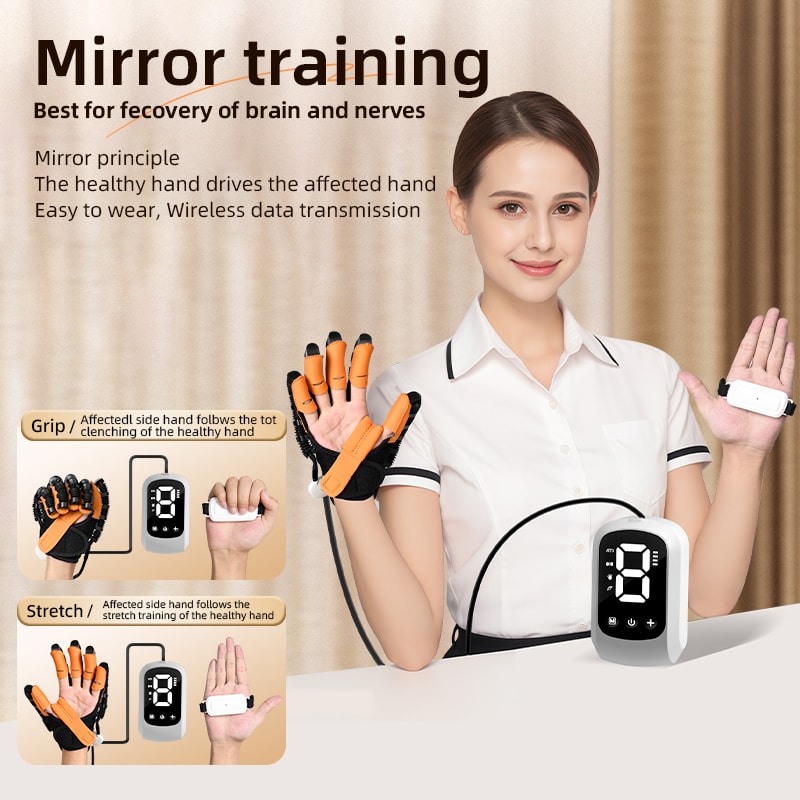Smart Hand Rehabilitation Robot Glove Finger Trainer For Stroke Recovery Therapy And Motor Function 2