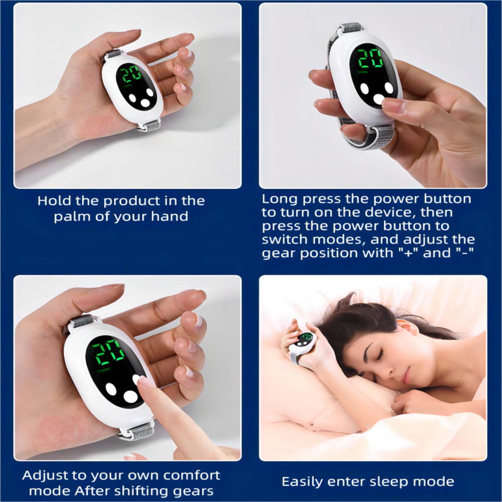 Microcurrent Palm Sleep Aid Device EMS Handheld Massager For Insomnia Stress Relief And Deep Relaxa 5