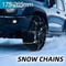 Manganese Steel Heavy Duty Tire Snow Chains Anti Skid Emergency Traction For Car Truck SUV Winter D 0