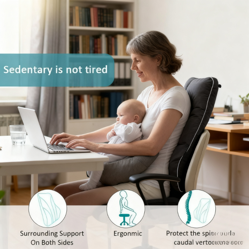 ErgoRebound Memory Foam Car Seat Lumbar Support Cushion For Office Chair And Driving Comfort 3