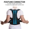 Adjustable Posture Corrector Back Brace Lumbar Support Belt With Shoulder Alignment For Men And Wom