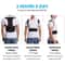 Adjustable Posture Corrector Back Brace Lumbar Support Belt With Shoulder Alignment For Men And Wom