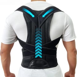 adjustable posture corrector back brace for men and women breathable posture corrector and back brace trainer