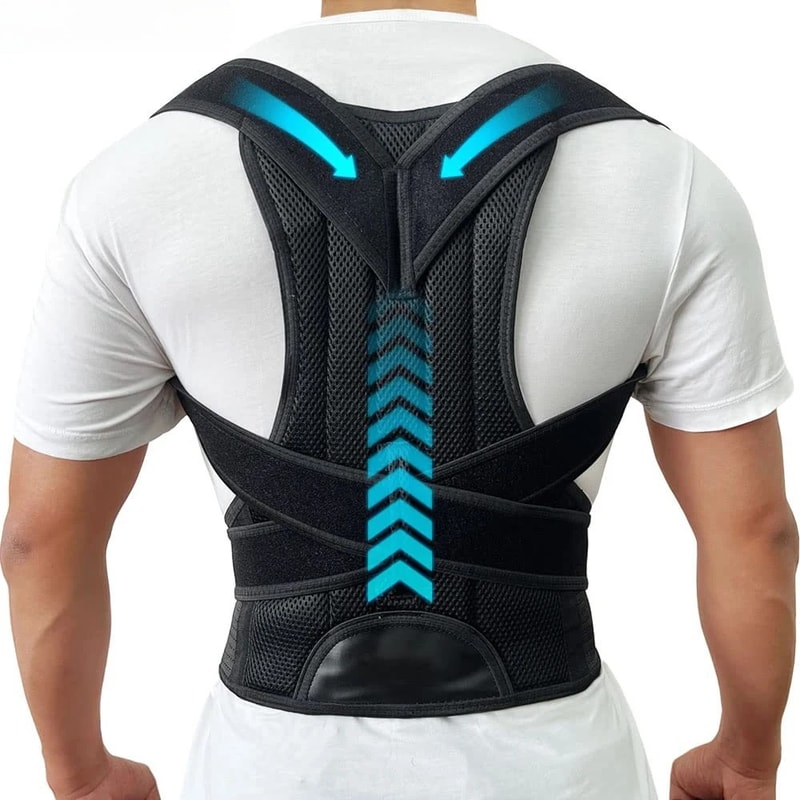 Adjustable Posture Corrector Back Brace For Men And Women Breathable Posture Corrector And Back Bra 0