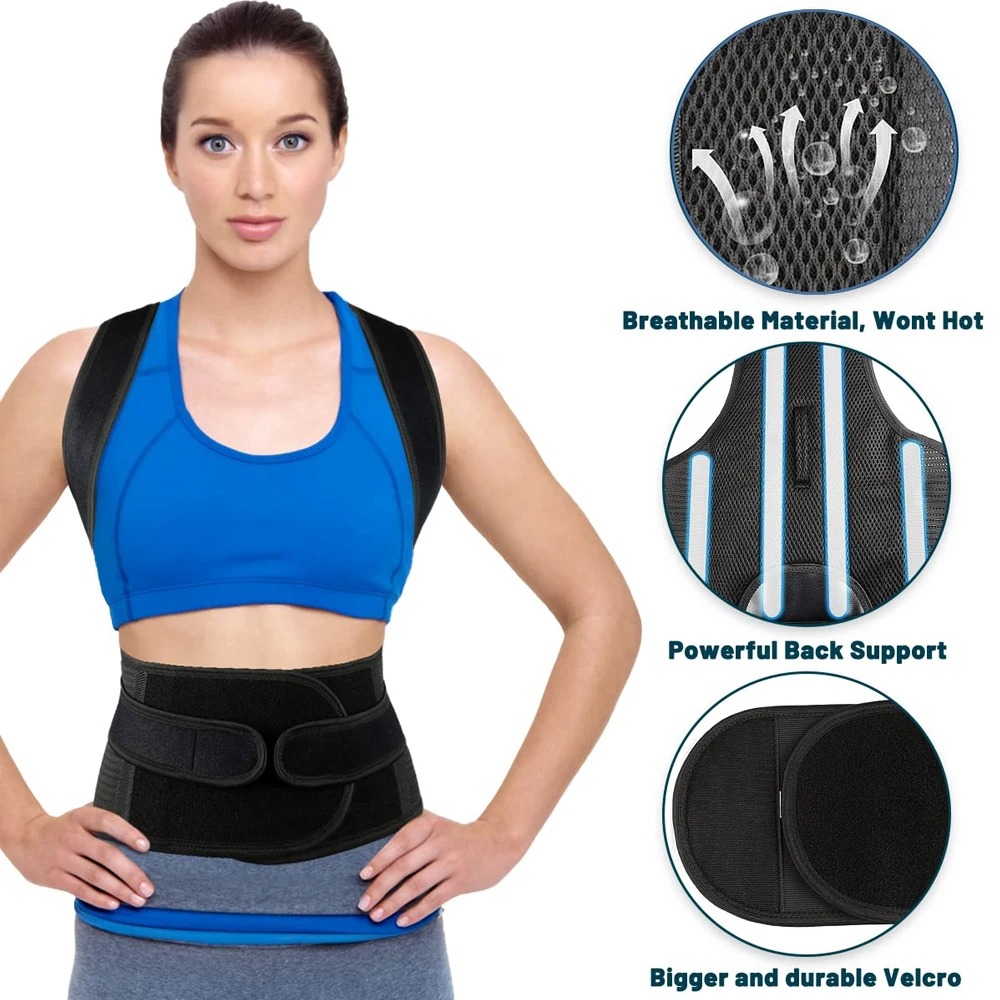 Adjustable Posture Corrector Back Brace For Men And Women Breathable Posture Corrector And Back Bra 3