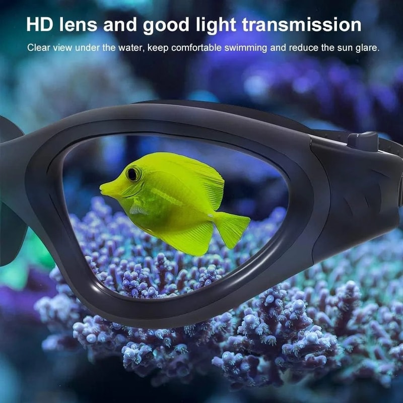 Polarized Anti Fog Swimming Goggles UV Protection Leakproof Silicone Swim Glasses for Men and Women