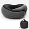 Snail Style Memory Foam Travel Neck Pillow With Adjustable Wrap Support For Airplane Office Nap And 6