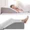 ErgoLift Memory Foam Leg Elevating Pillow Wedge For Side Sleeping Relief And Circulation Support 1