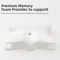 Butterfly Ergonomic Cervical Memory Foam Pillow For Neck Support And Pain Relief 4