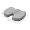 Ergonomic Memory Foam Seat Cushion for Office Chair Pressure Relief Coccyx Support Pillow for Long Sitting