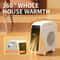 Portable Mini Space Heater Fast Heating Desktop Electric Fan Heater with Safety Cutoff for Dorm Office Room