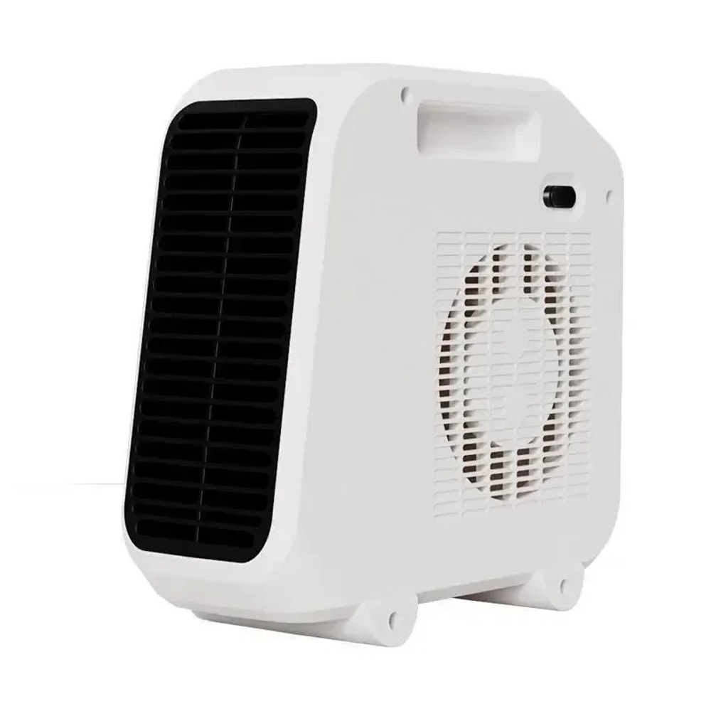 Portable Mini Space Heater Fast Heating Desktop Electric Fan Heater with Safety Cutoff for Dorm Office Room