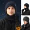 Faux Fur Lined Winter Bomber Hat With Ear Flaps Warm Cycling Trapper Cap 0