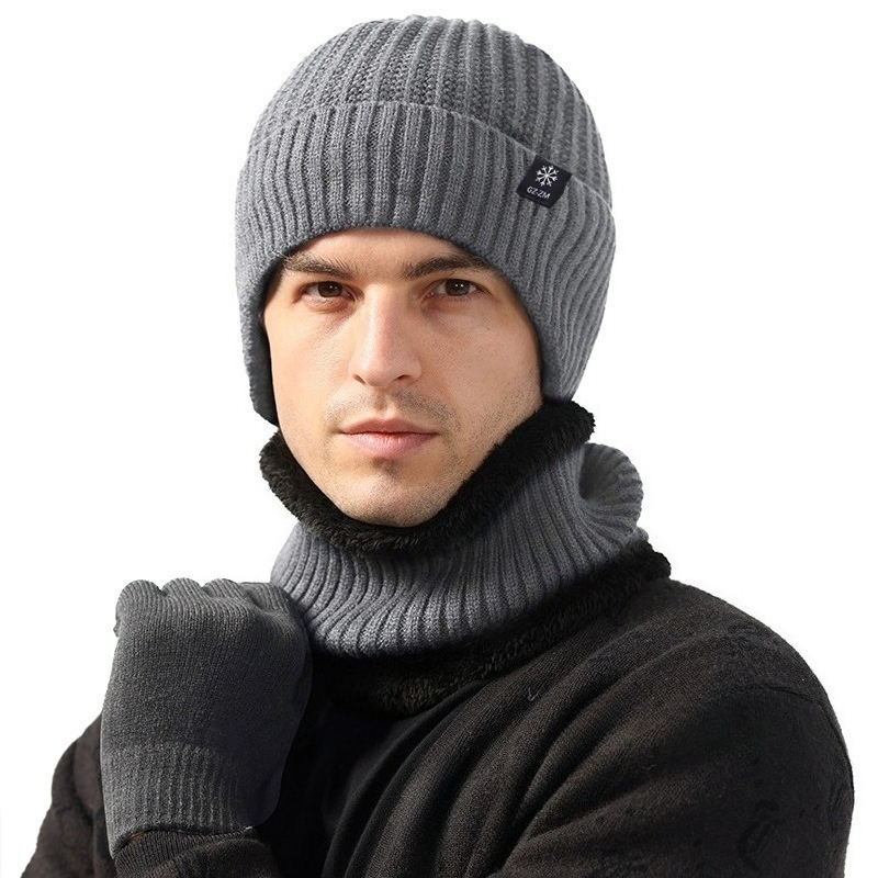 Faux Fur Lined Winter Bomber Hat With Ear Flaps Warm Cycling Trapper Cap 2