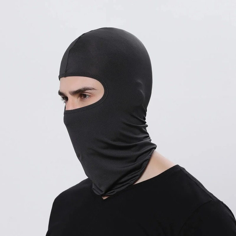 Ice Silk Cycling Balaclava UV Protection Face Mask Breathable Motorcycle Summer Cooling Hood 0