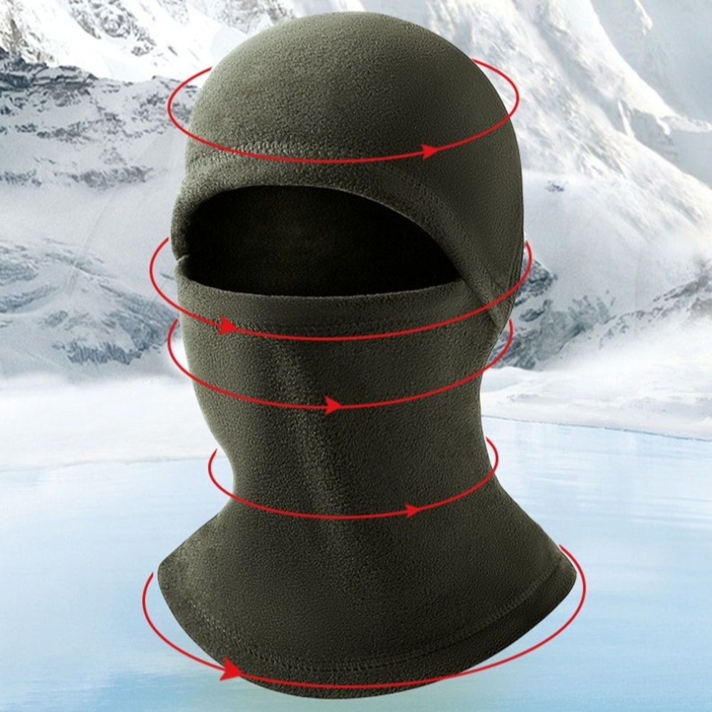 Thermal Fleece Balaclava Windproof Winter Ski Mask Full Face Cover For Motorcycle Riding Cycling An 0