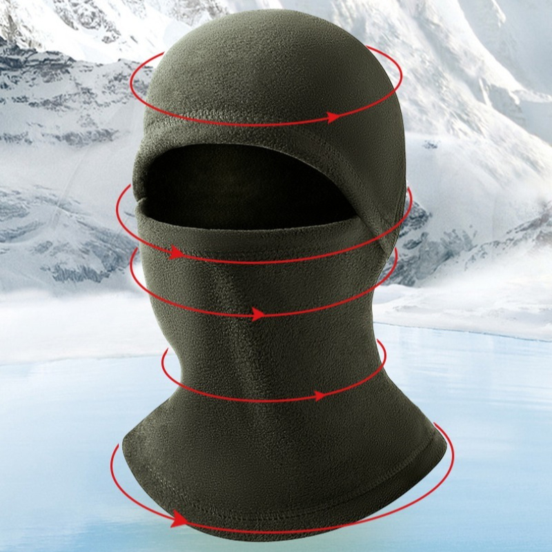 Thermal Fleece Balaclava Windproof Winter Ski Mask Full Face Cover For Motorcycle Riding Cycling An 0