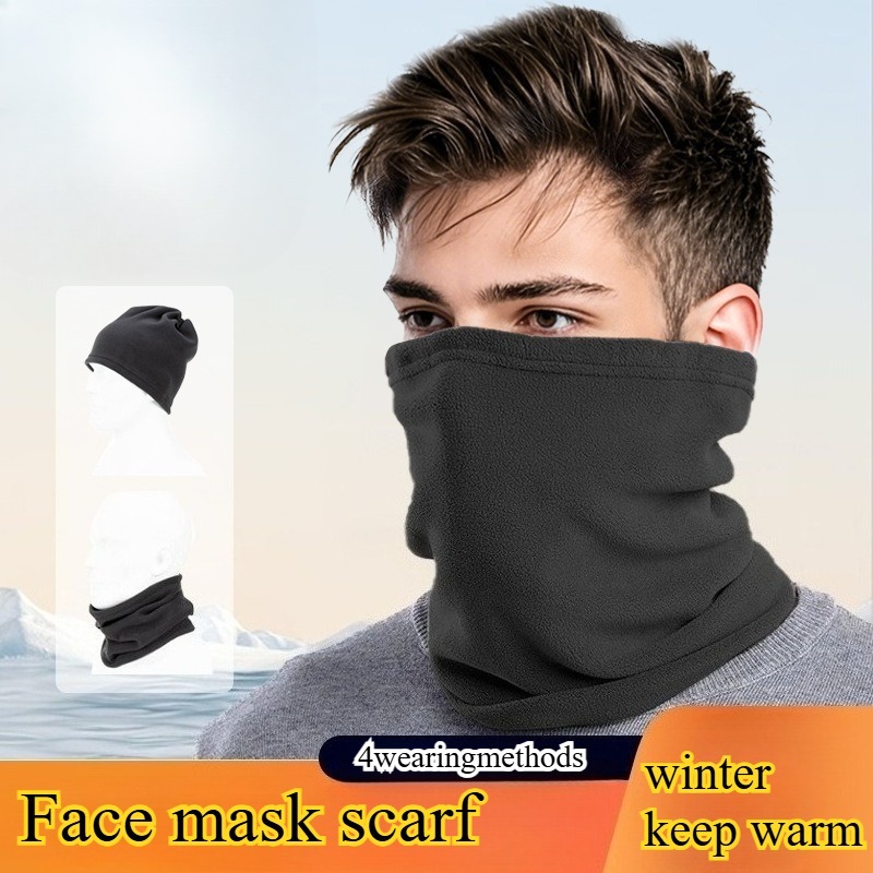 Winter Fleece Windproof Balaclava Face Mask Neck Gaiter For Cycling Motorcycle Skiing Outdoor Sport 1