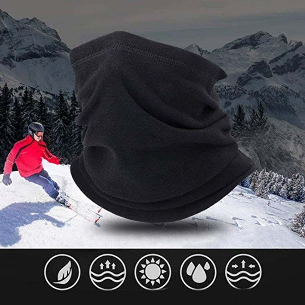 Winter Fleece Windproof Balaclava Face Mask Neck Gaiter For Cycling Motorcycle Skiing Outdoor Sport 2