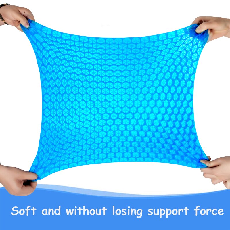 ErgoCool Honeycomb Gel Seat Cushion For Long Sitting Breathable Pressure Relief Seat Cushion For O 2