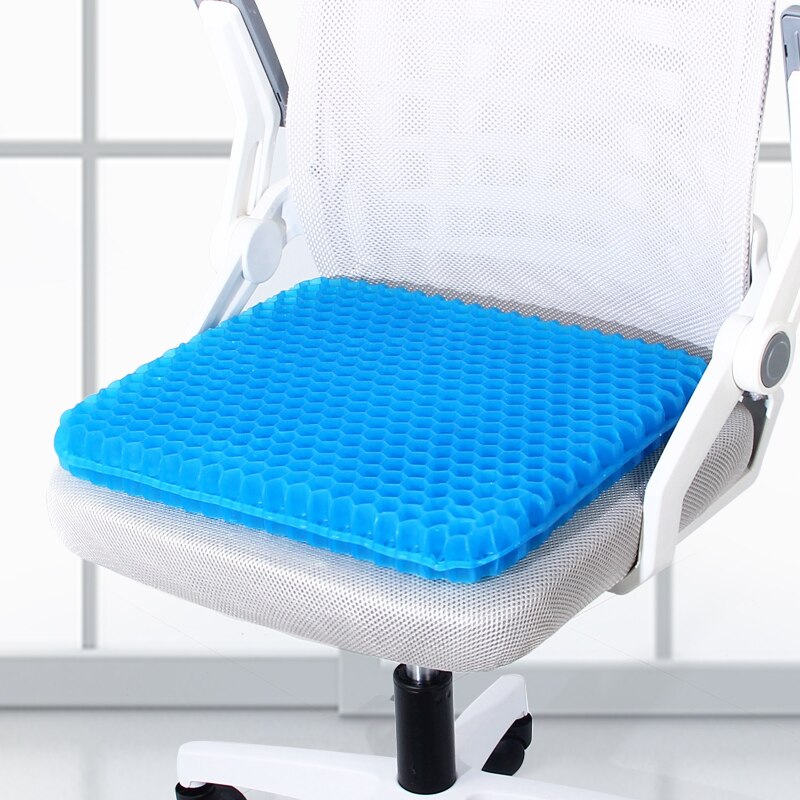 ErgoCool Honeycomb Gel Seat Cushion For Long Sitting Breathable Pressure Relief Seat Cushion For O 0