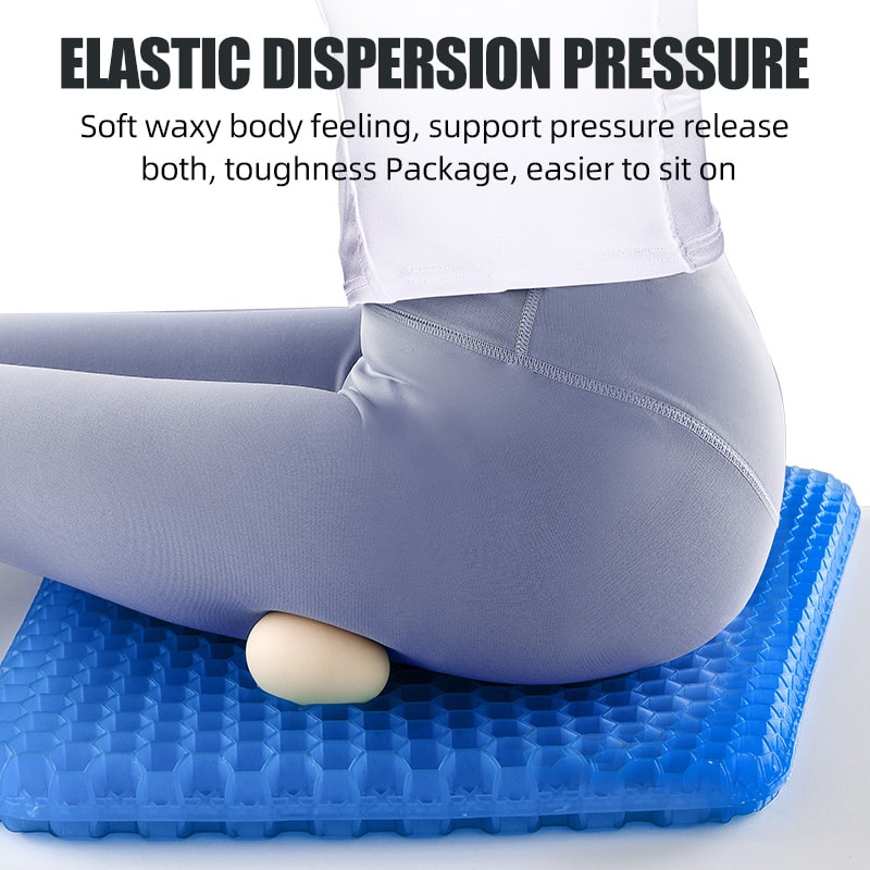 3D Cooling Honeycomb Gel Seat Cushion For Car And Office Breathable Pressure Relief Chair Pad 3