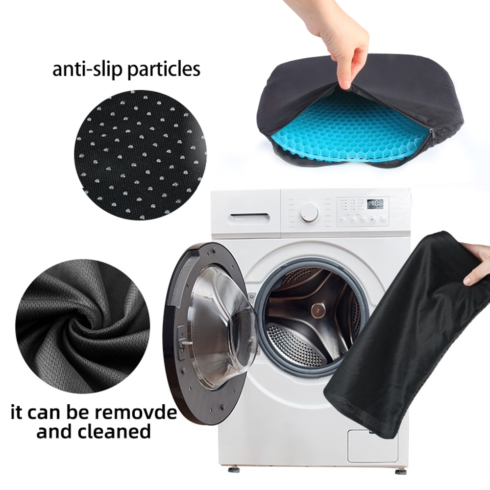 Cooling Gel Seat Cushion Honeycomb Design Pressure Relief Pad For Office Chair Car Wheelchair Tailb