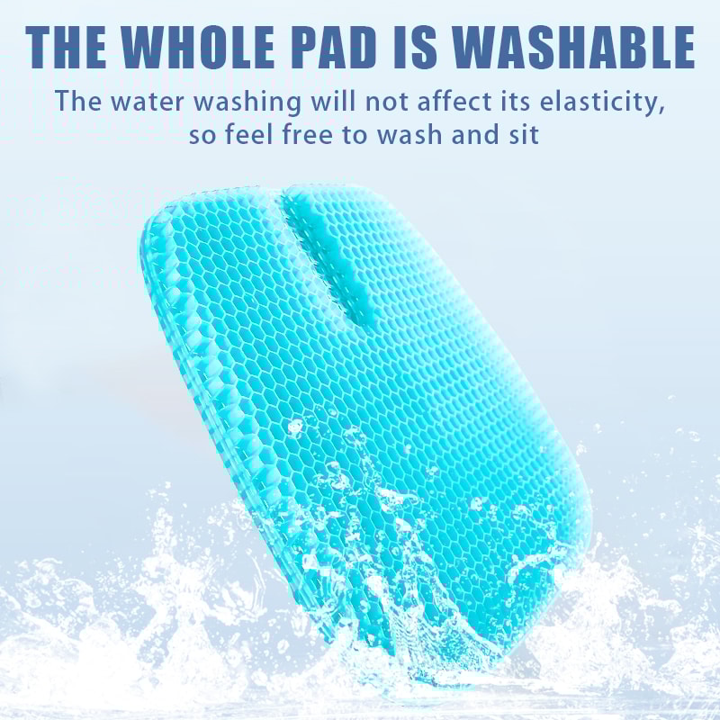 Cooling Gel Seat Cushion Honeycomb Design Pressure Relief Pad For Office Chair Car Wheelchair Tailb