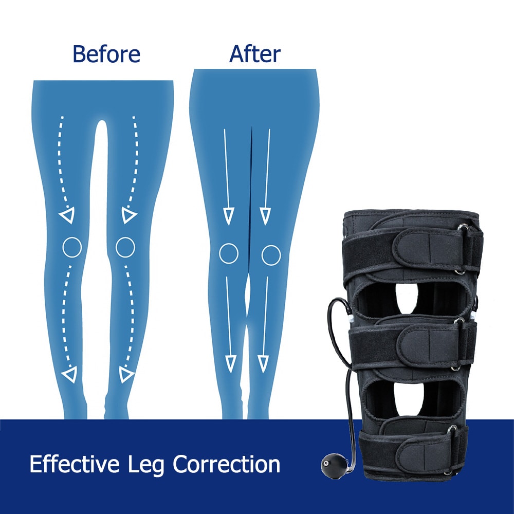 Leg Correction Band Adjustable Leg Correction Belt With Air Pump Support For Bowed Knees And Postur 4