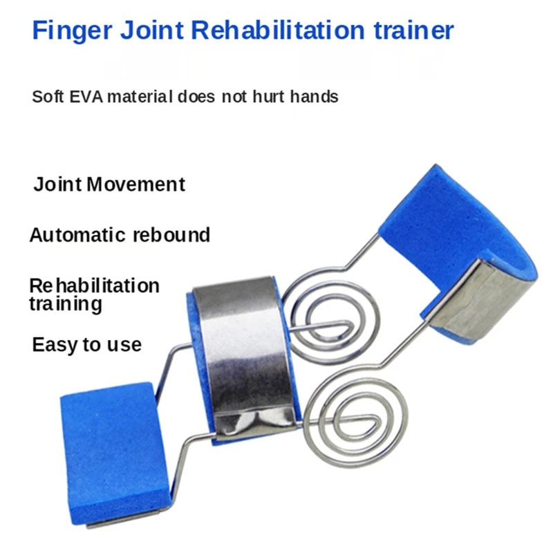 Spring Assisted Finger Extension Splint for Stroke Recovery Arthritis Therapy and Joint Rehabilitation